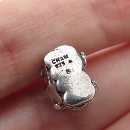 CHAMILIA 925 Sterling Silver Christmas Carolers Choir Bead Charm