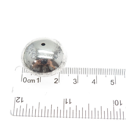 Old Pawn 925 Sterling Silver Vintage Southwestern Navajo Pearl Bead for Necklace