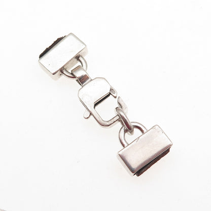 Emporio Armani Sterling Silver Vintage Bracelet / Necklace Lobster Lock Clasp