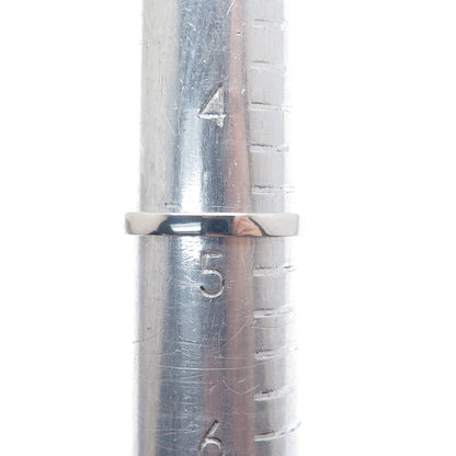 925 Sterling Silver Real Round-Cut Blue Topaz Ring Size 4.75