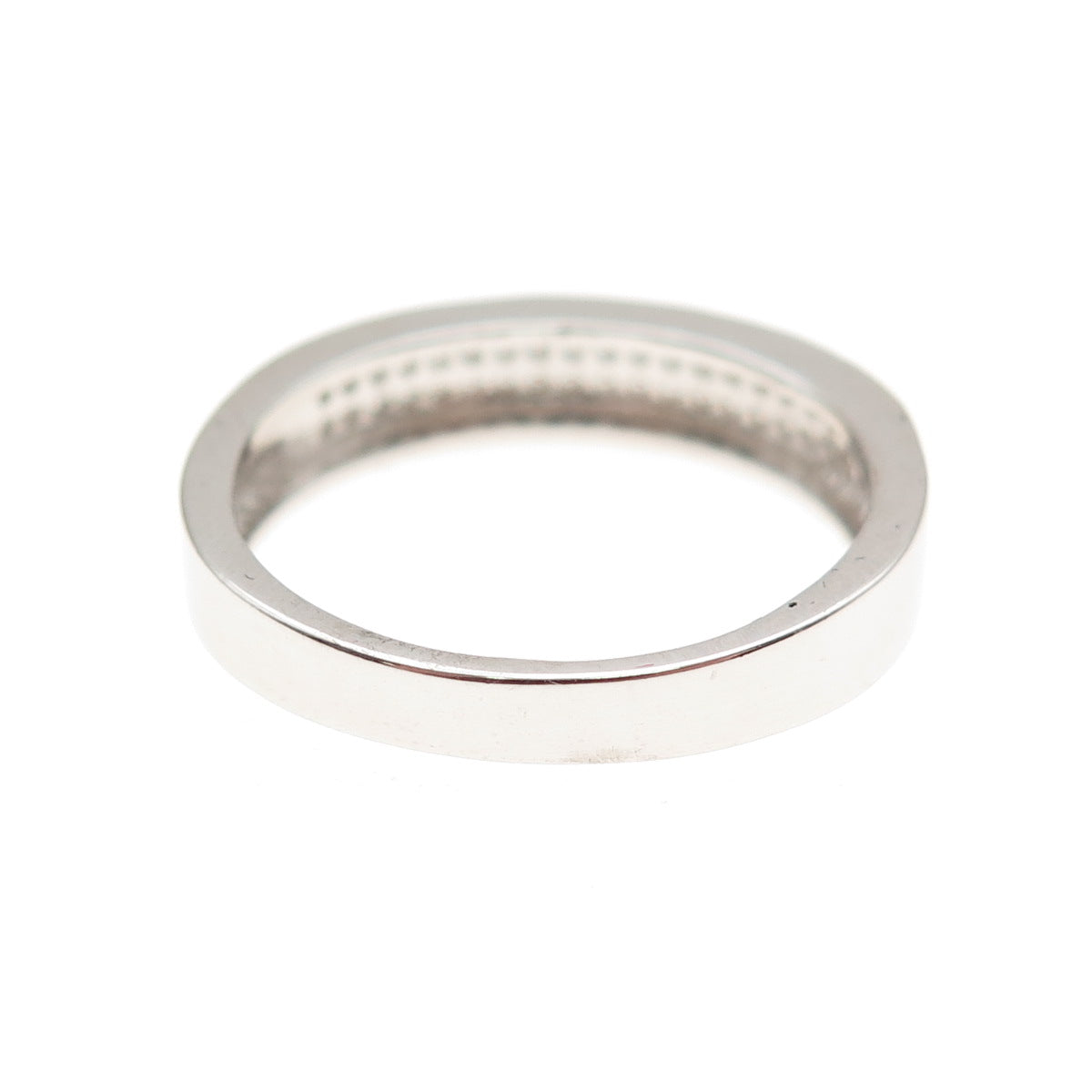 925 Sterling Silver Round-Cut C Z Sparkle Ring Size 9