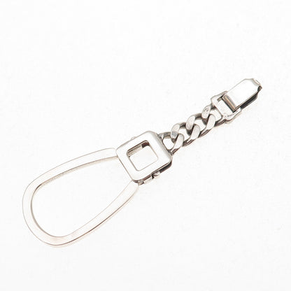 925 Sterling Silver Vintage Italy Key Chain Rin Holder