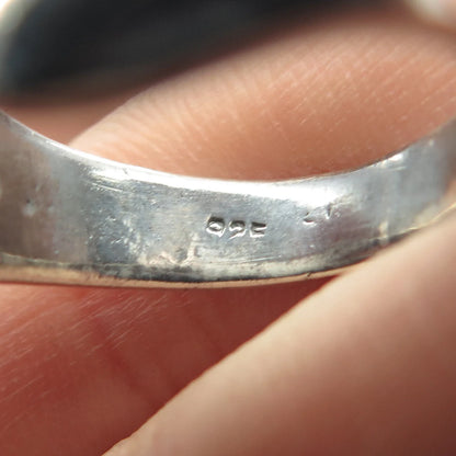 925 Sterling Silver Vintage Infinity Ring Size 8.25
