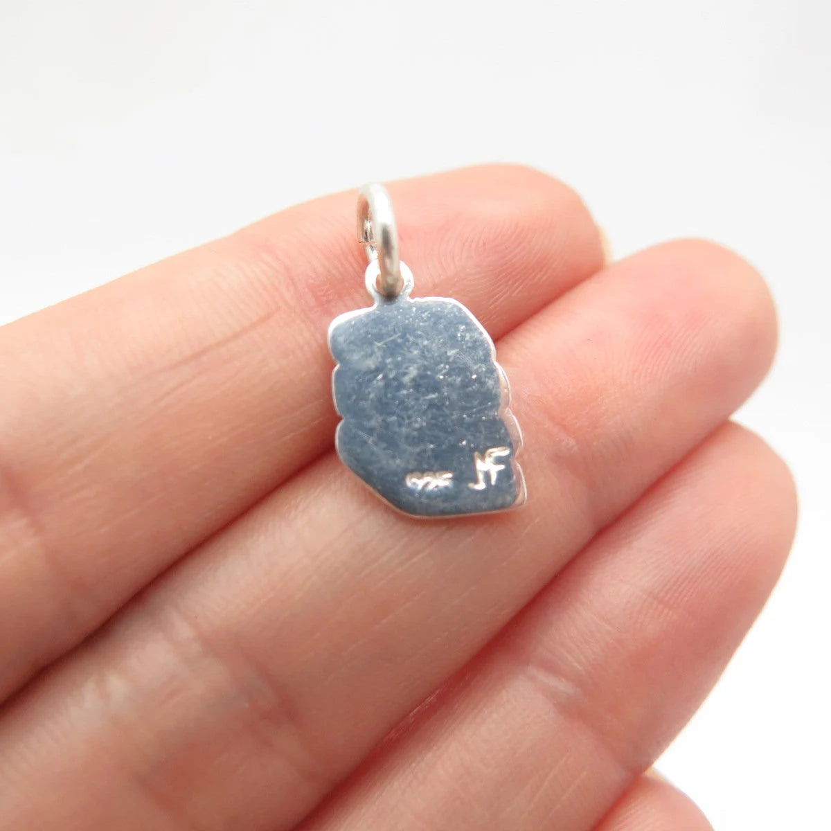 925 Sterling Silver Vintage J. M. Fisher Books Charm Pendant