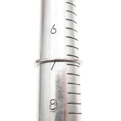 Chuck Clemency 925 Sterling Silver Real Opal & Amethyst Ring Size 7