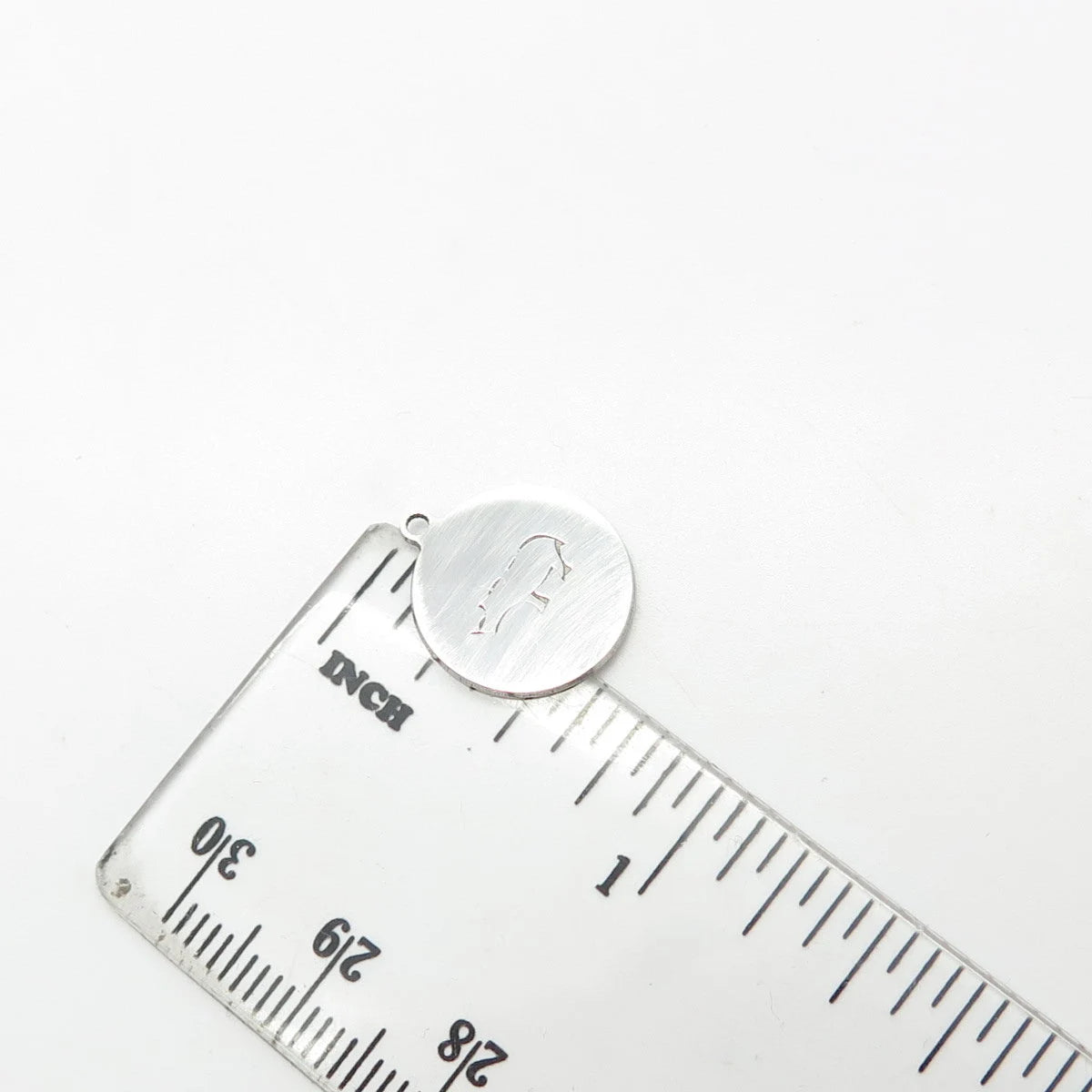 925 Sterling Silver USA Two In Town Rhinoceros Charm Pendant
