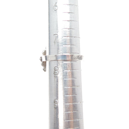 925 Sterling Silver 2-Tone Vintage Old Town Cannetille Ring Size 7.75