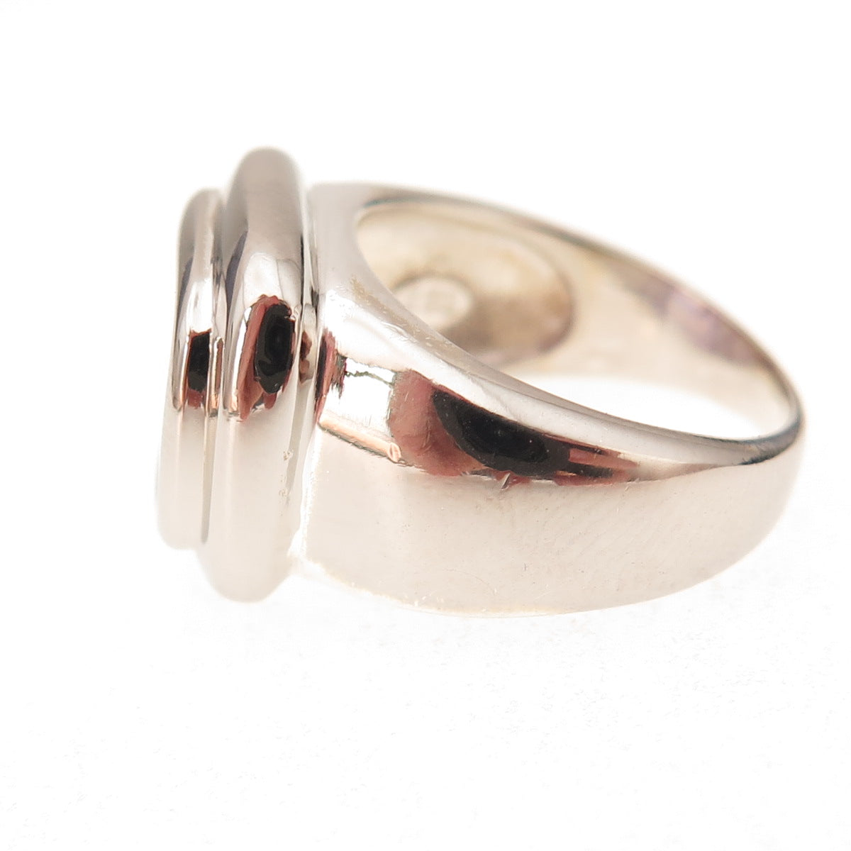 925 Sterling Silver Cushion-Cut Lavender C Z Ring Size 5.5