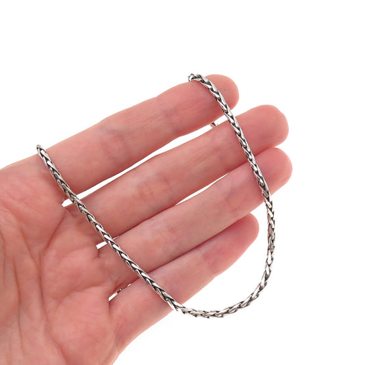 Effy 925 Sterling Silver Spiga Chain Necklace 18"