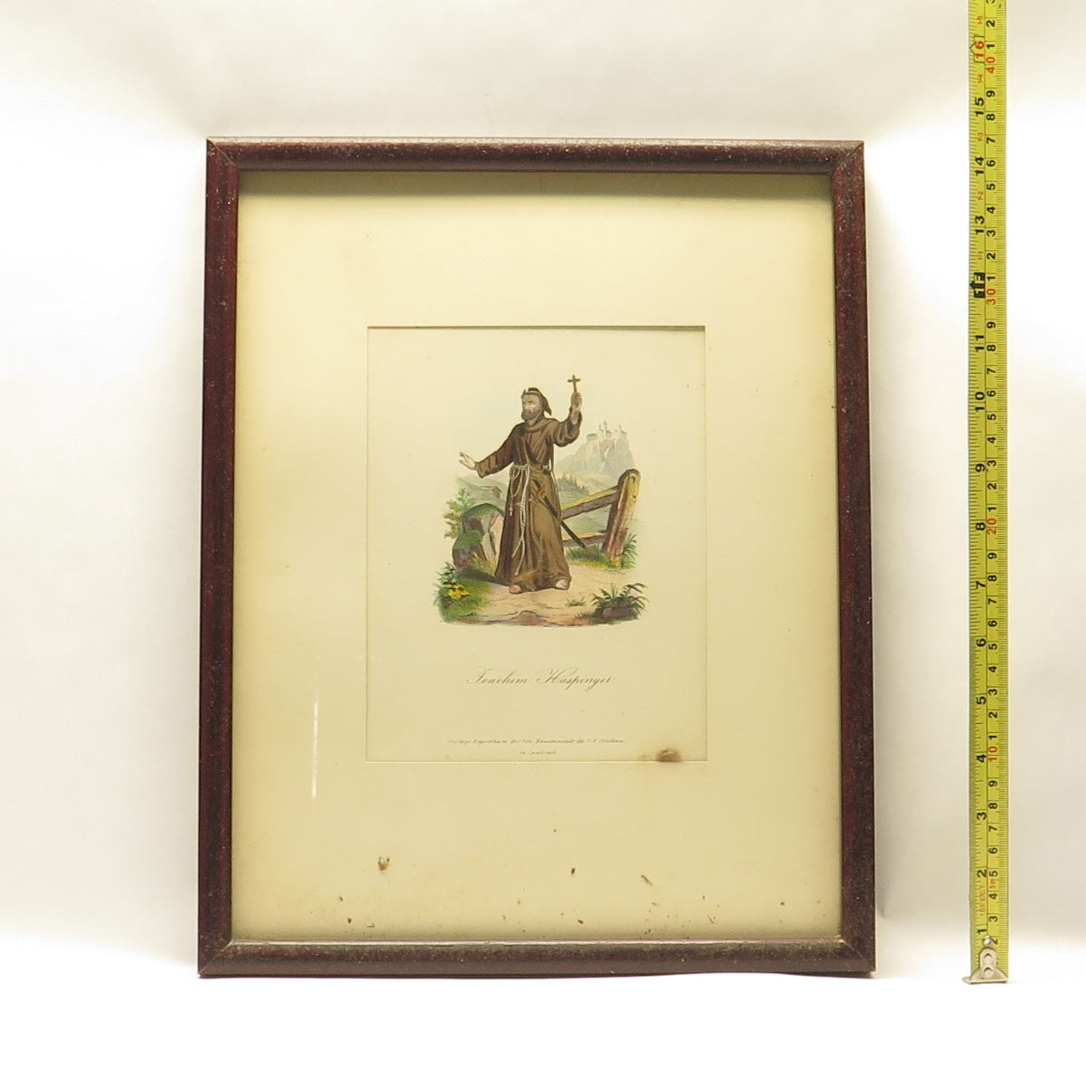 ANTIQUE End XIX Hand-Colored Lithograph Joahim Hastinger C.A.Czichna