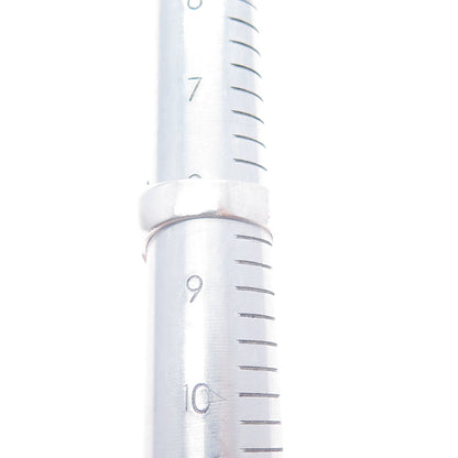 925 Sterling Silver Vintage Mexico Modernist Yin Yang Dome Ring Size 8.5