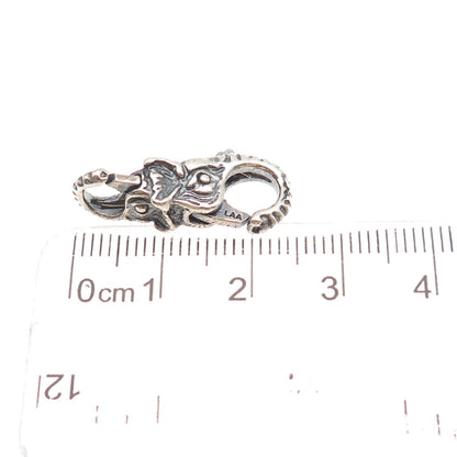Trollbeads LAA Sterling Silver Bracelet / Necklace Elephant Lobster Lock Clasp