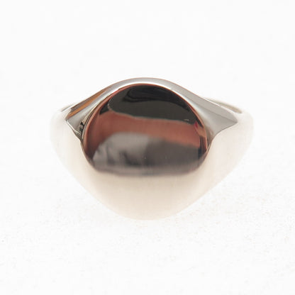 925 Sterling Silver Vintage Signet Ring Size 11.25