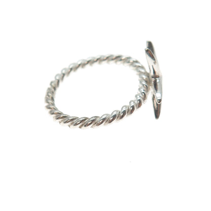 925 Sterling Silver Vintage Starfish Ring Size 5.5