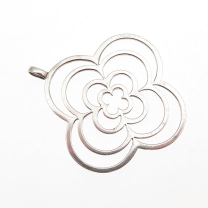 Heidi Klum 925 Sterling Silver Clover Pendant