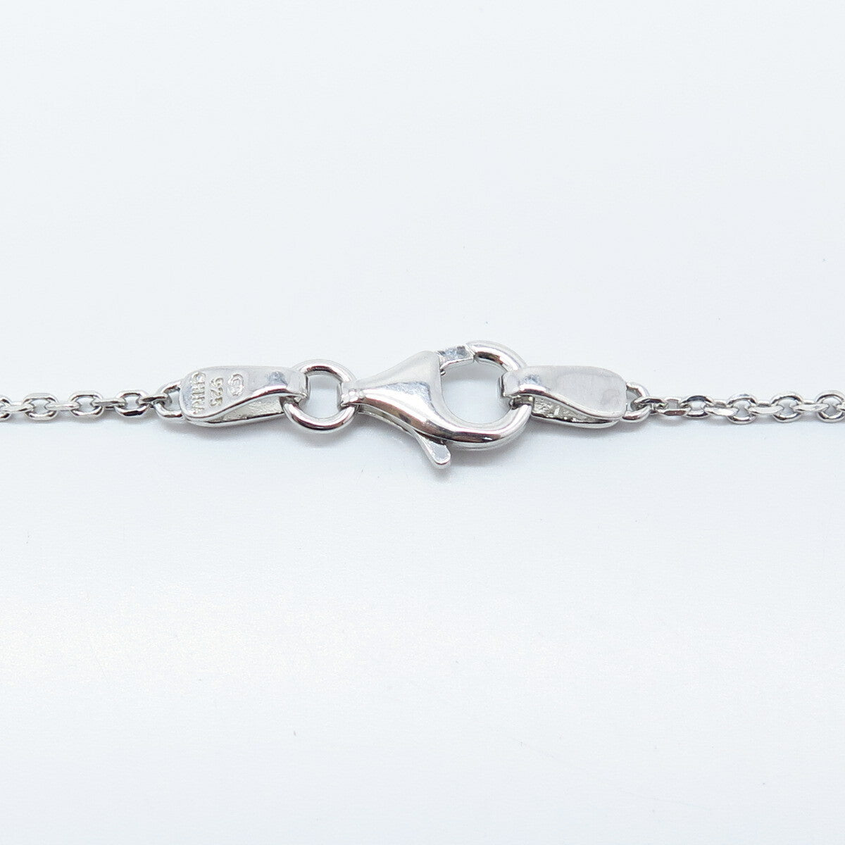 925 Sterling Silver Rolo Chain Necklace 32"