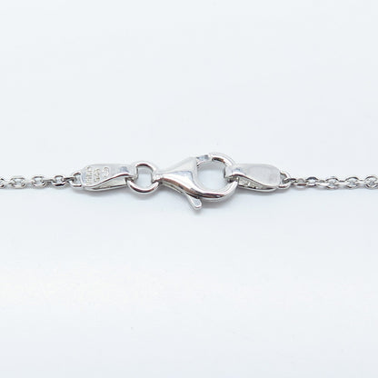 925 Sterling Silver Rolo Chain Necklace 32"