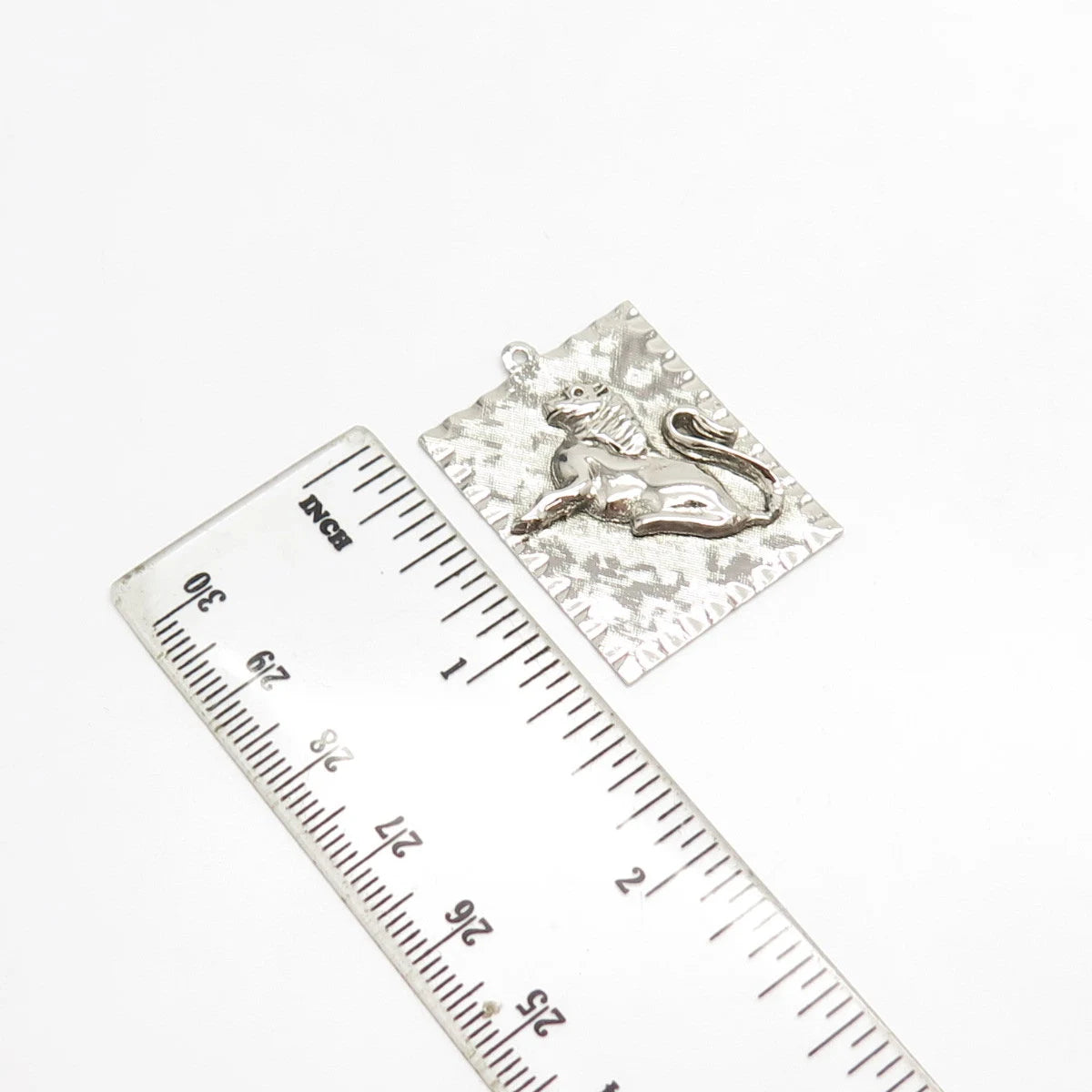 925 Sterling Silver Vintage Leo Zodiac Sign Pendant
