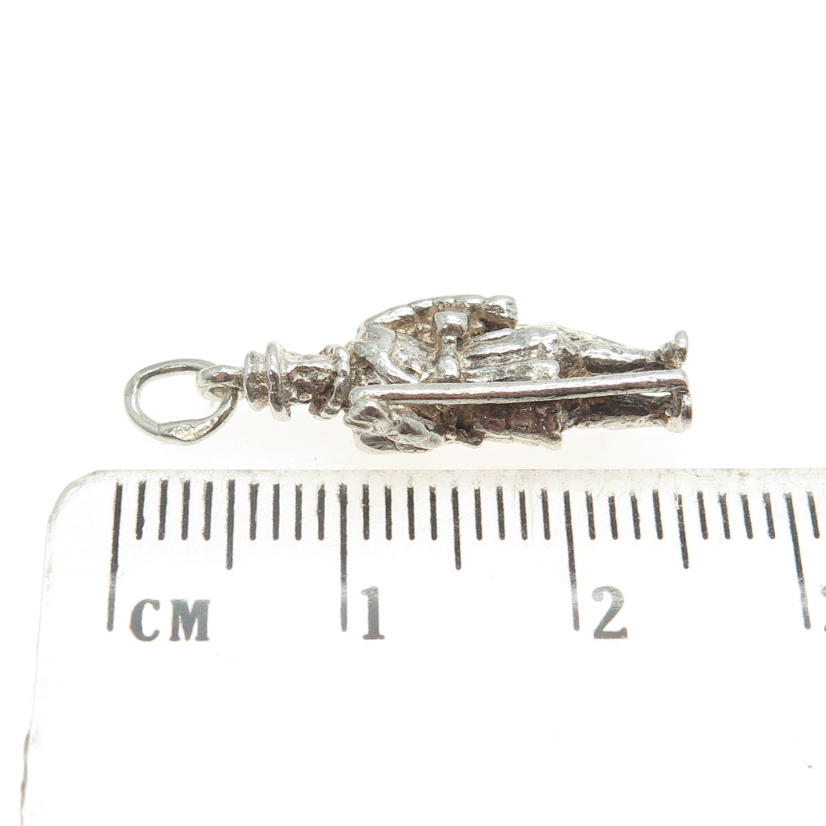 925 Sterling Silver vintage Royal Guard 3D Pendant