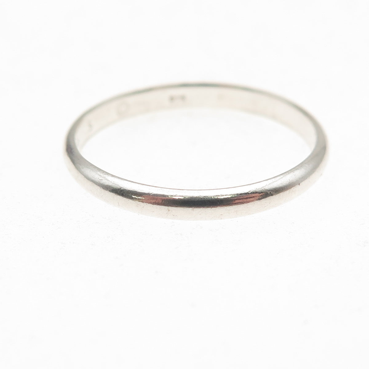 Shube 925 Sterling Silver Vintage Classic Wedding Band Ring Size 9