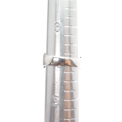 925 Sterling Silver Vintage Cancer Zodiac Sign Oxidized Signet Ring Size 4