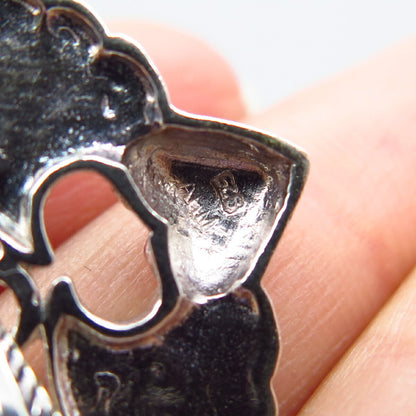 925 Sterling Silver Wings Heart Pendant