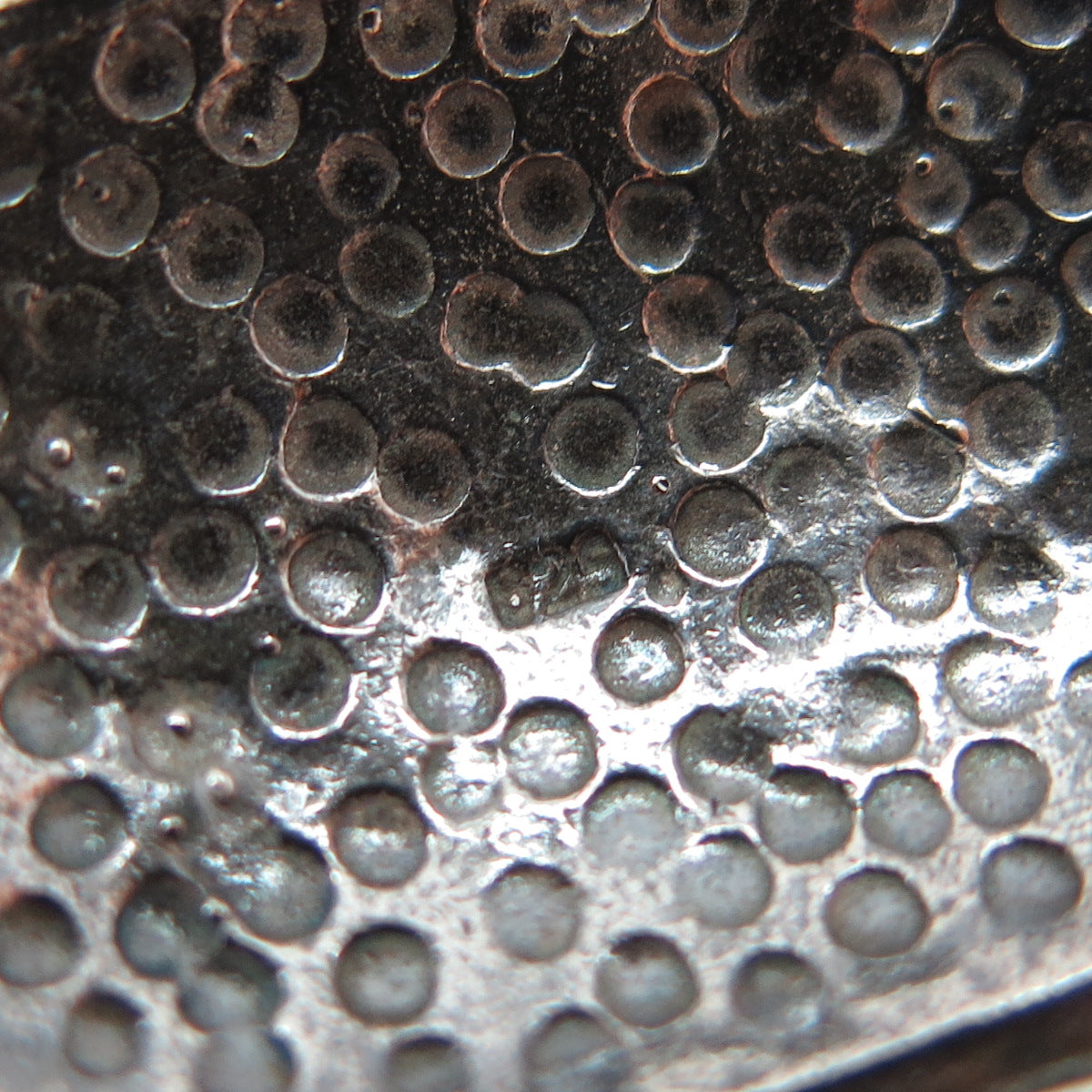 925 Sterling Silver Vintage Modernist Ribbed Oxidized Slide Charm Pendant