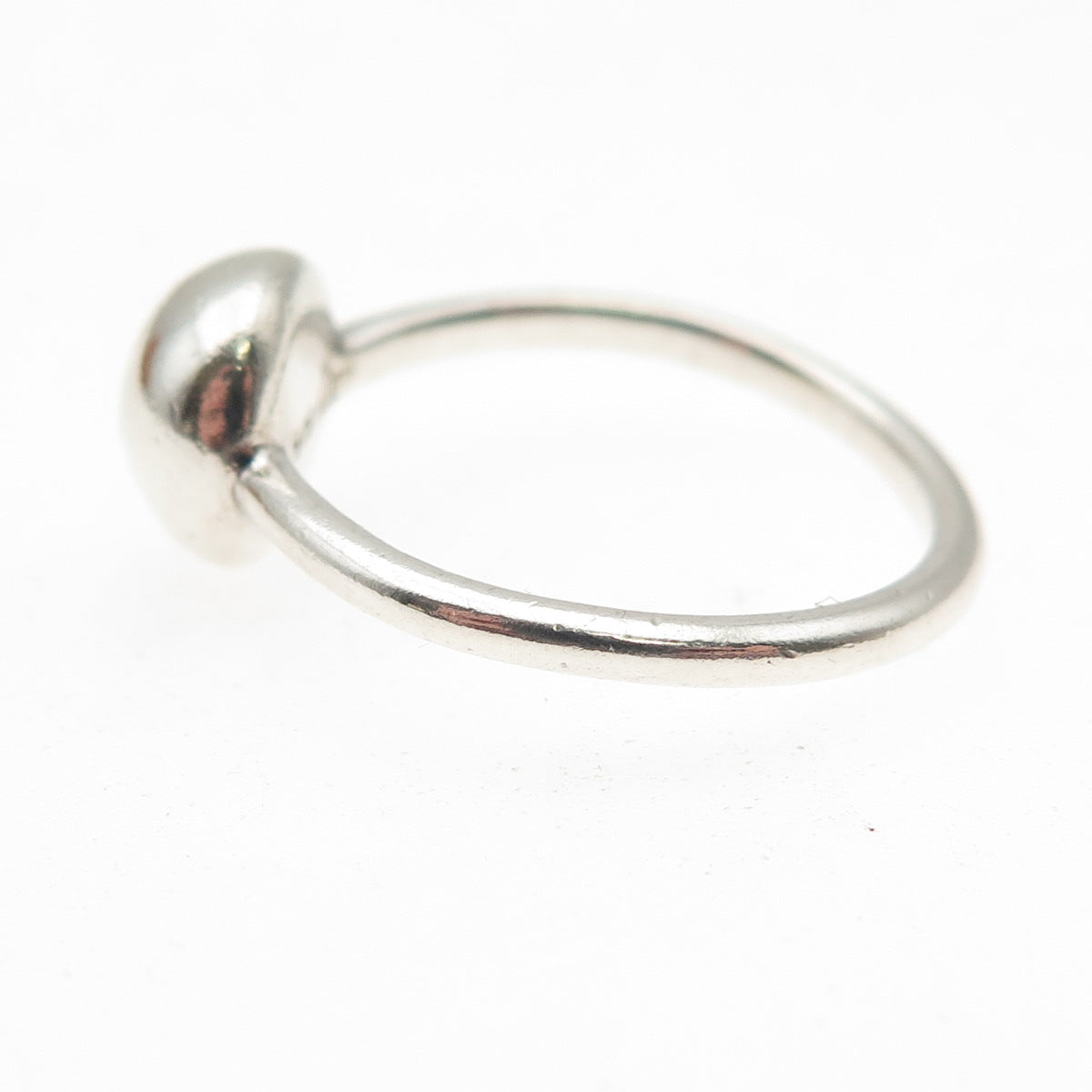 PANDORA 925 Sterling Silver Ball Ring Size 7.75