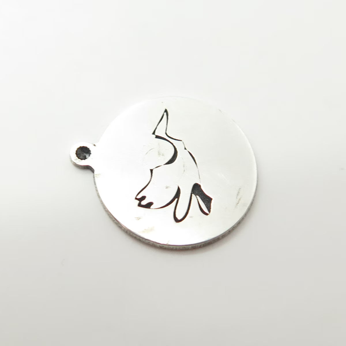 925 Sterling Silver USA Two In Town Flying Bird Charm Pendant