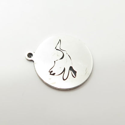 925 Sterling Silver USA Two In Town Flying Bird Charm Pendant