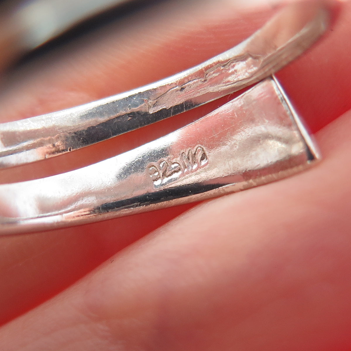 CHARLES WINSTON Sterling Silver Vintage Modernist Wrap Adjustable Ring Size 8.75