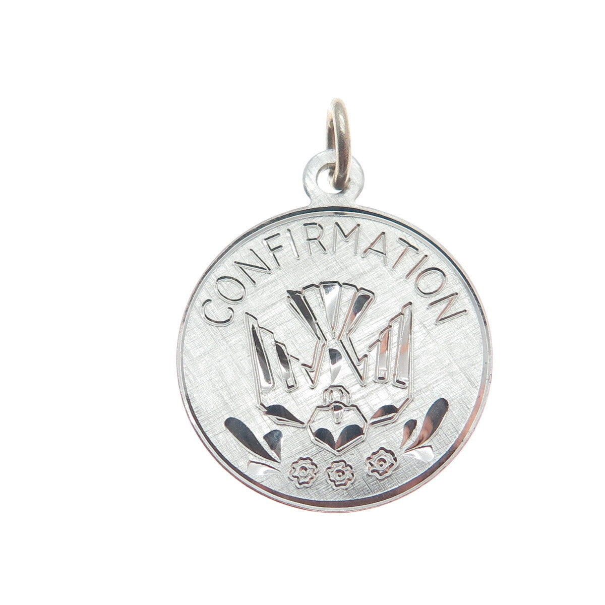 LUMIN 925 Sterling Silver Vintage Confirmation Holy Ghost Charm Pendant