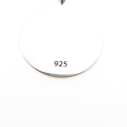 925 Sterling Silver Yellow Enamel Smiling Face Emoji Cable Chain Necklace 18"
