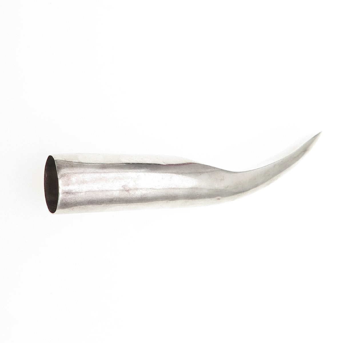 925 Sterling Silver Vintage Oxidized Finger Nail Guard
