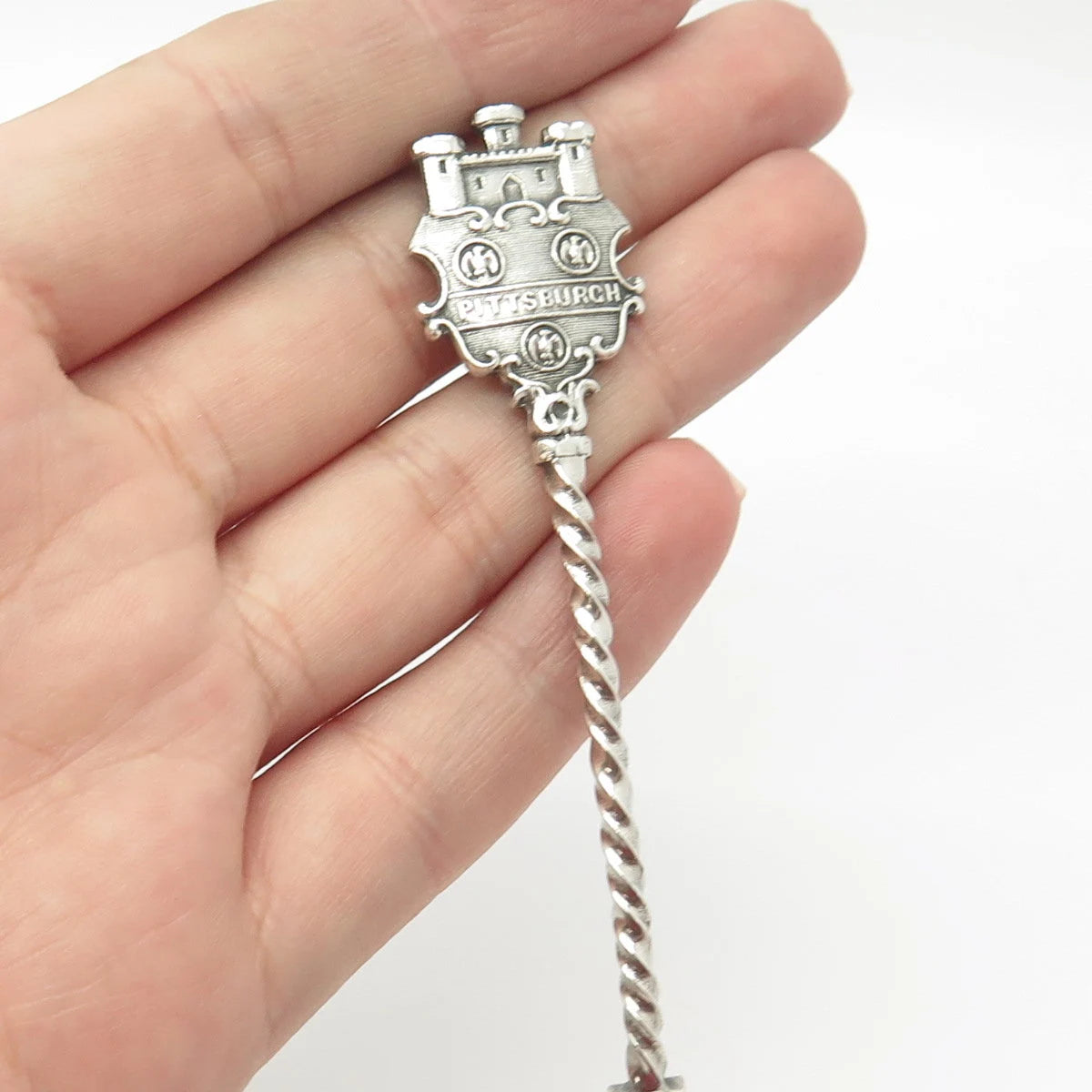 925 Sterling Silver Antique Art Deco E. P. Roberts & Sons Pittsburgh Spoon