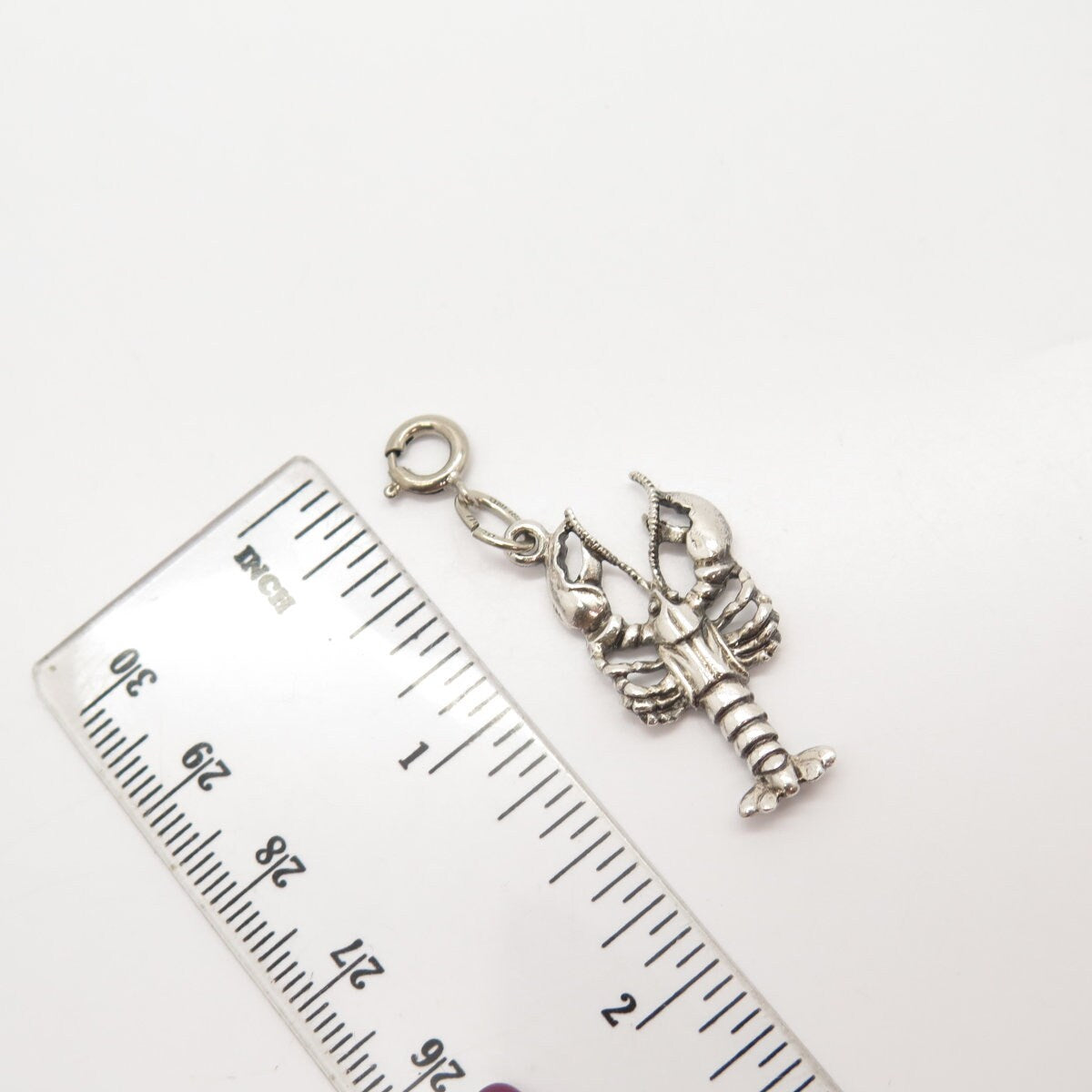 925 Sterling Silver Vintage BEAU Cancer Zodiac Sign Pendant