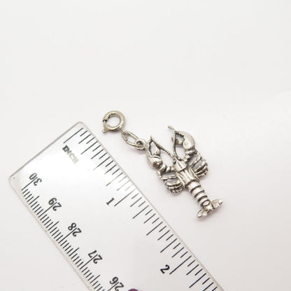 925 Sterling Silver Vintage BEAU Cancer Zodiac Sign Pendant