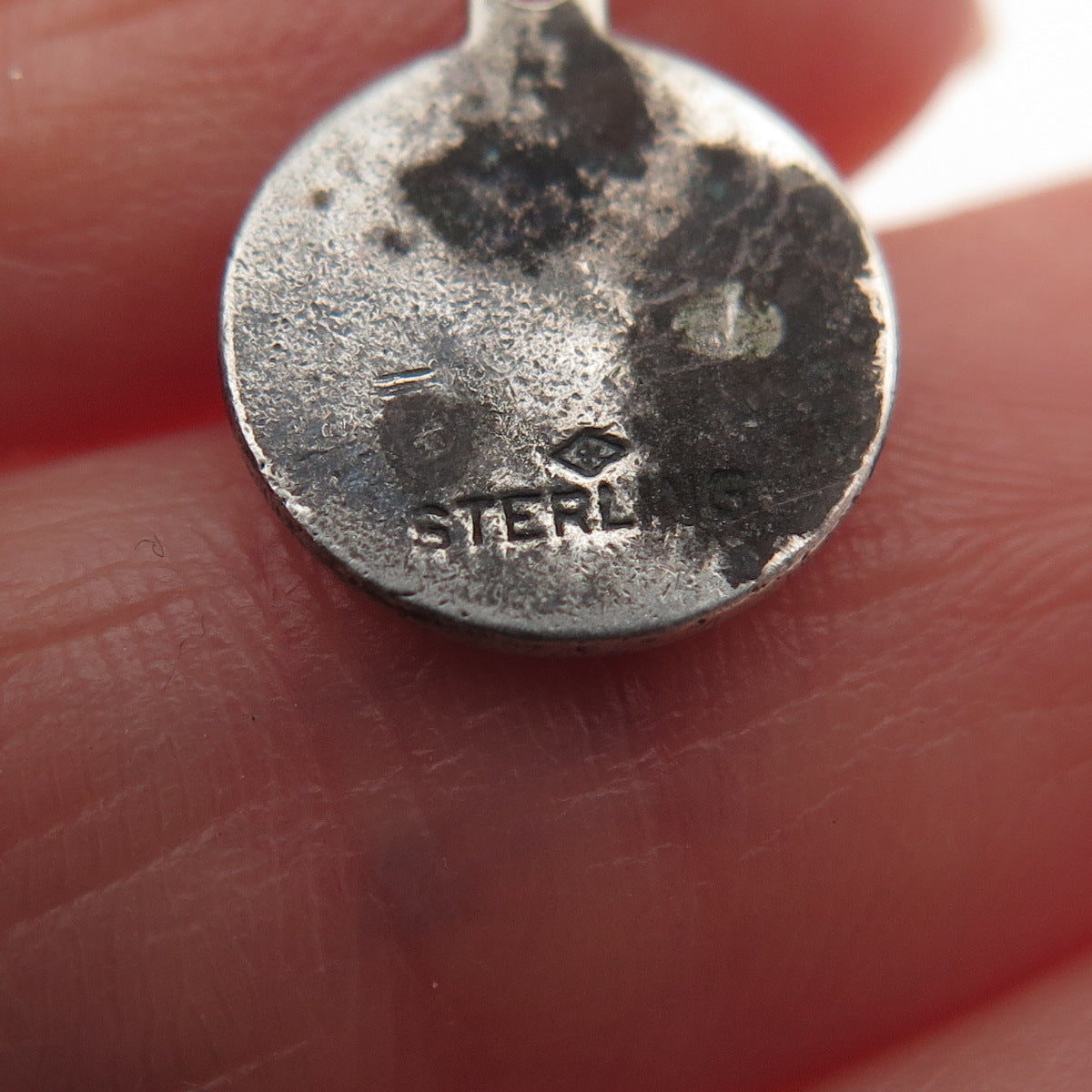 BATES & KLINKE 925 Sterling Silver Antique Art Deco The Hermitage Mini Pendant