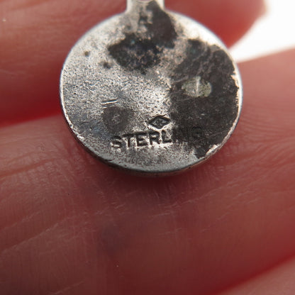 BATES & KLINKE 925 Sterling Silver Antique Art Deco The Hermitage Mini Pendant