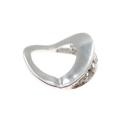 925 Sterling Silver Vintage Modernist Spring Pinky Ring Size 2.75