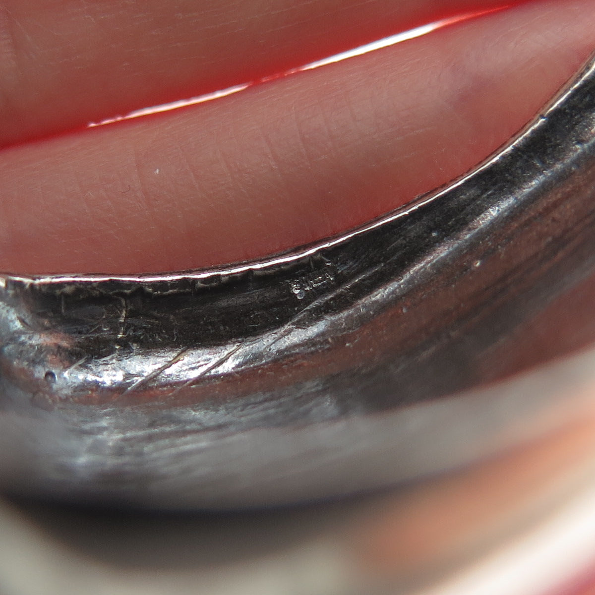 925 Sterling Silver Vintage Modernist Adjustable Oxidized Cuff Bracelet 7.25"