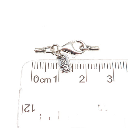 Didae 925 Sterling Silver Vintage Israel Lobster Lock Bracelet / Necklace Ends