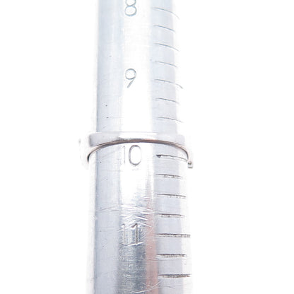 925 Sterling Silver Real Round-Cut Diamond Butterfly Ring Size 9.75