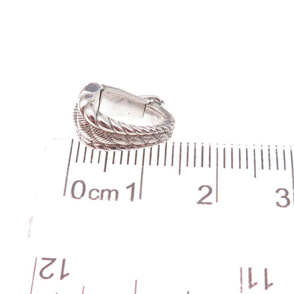 Judith Ripka 925 Sterling Silver Woven Bail for Pendant