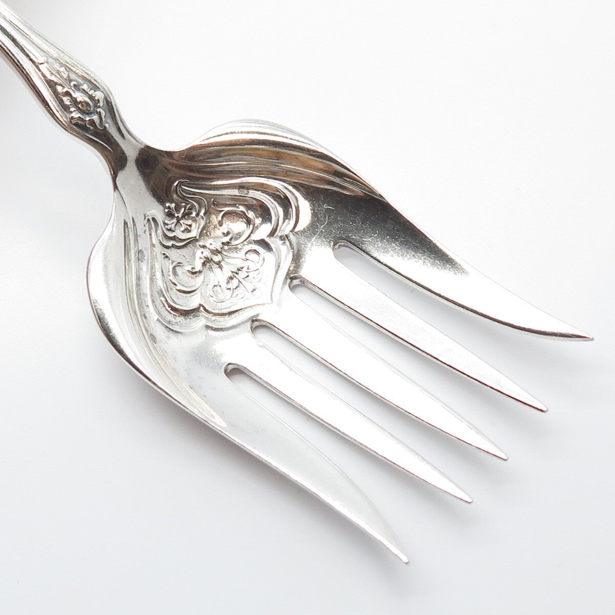 925 Sterling Silver Antique Whiting Mfg Co. / Henry Kohn & Sons Serving Fork