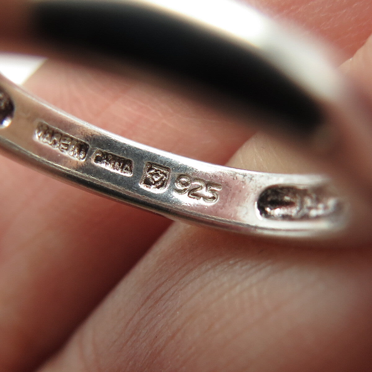 MICHELLE ALBALA 925 Sterling Silver Vintage Classic Wedding Band Ring Size 6