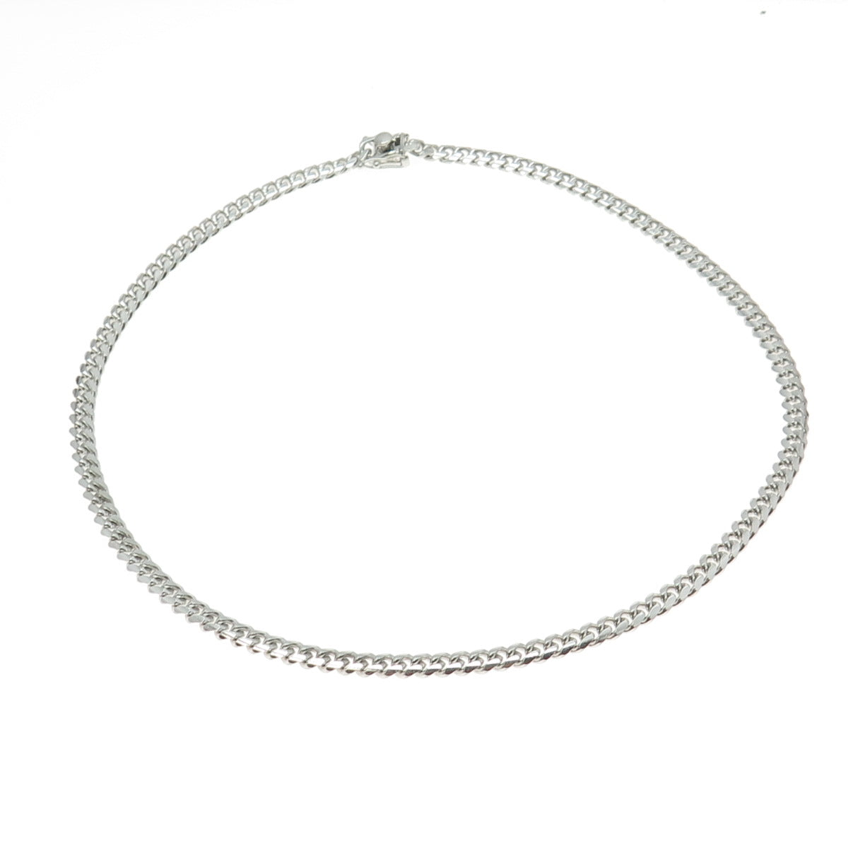925 Sterling Silver Italy Cuban Chain Necklace 16"