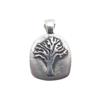 ESPO SIG Joseph Esposito Sterling Silver Vintage Strength Tree of Life Pendant