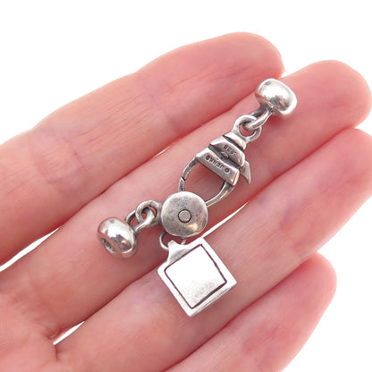 Lisa Jenks 925 Sterling Silver Vintage Bracelet / Necklace Lobster Lock Clasp