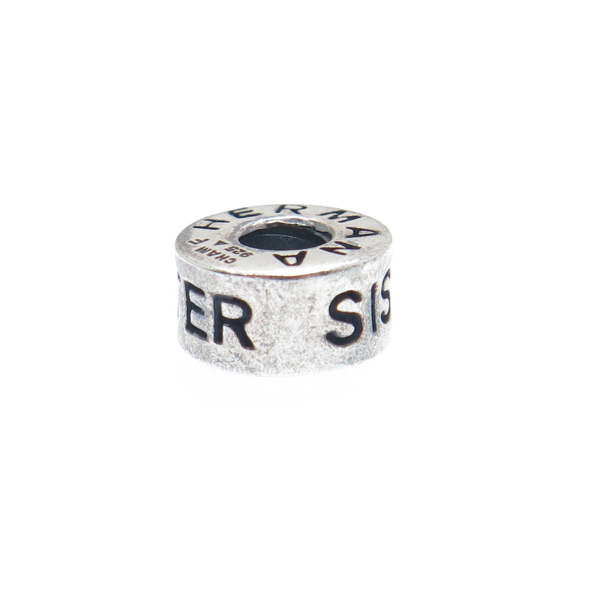 CHAMILIA 925 Sterling Silver Sister Hermana Soeur Bead Charm